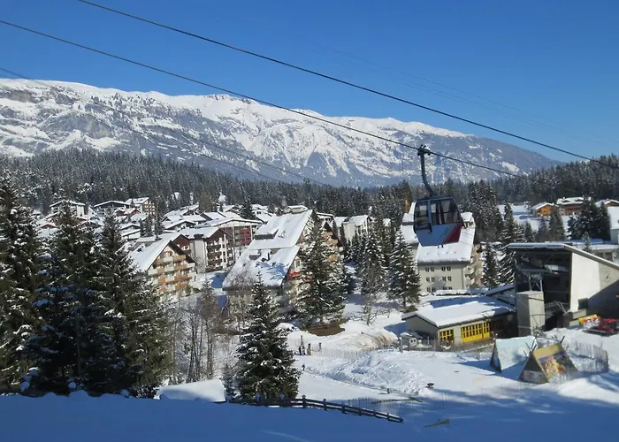 Mit Traumblick, Grossem Balkon Und Terrasse Daire Laax