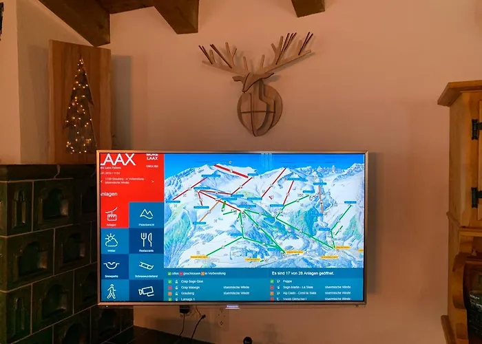 Mit Traumblick, Grossem Balkon Und Terrasse Laax