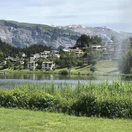 Mit Traumblick, Grossem Balkon Und Terrasse * Laax